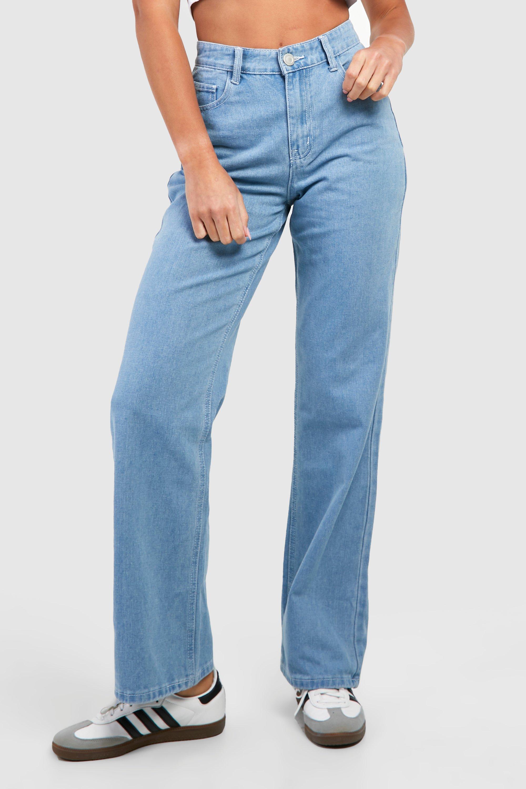 Tall Low Wrap Waist Relaxed Fit Jeans | boohoo